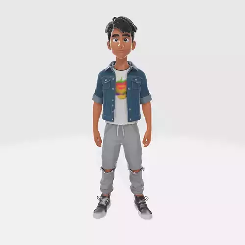 Character in Casual Outfit 7