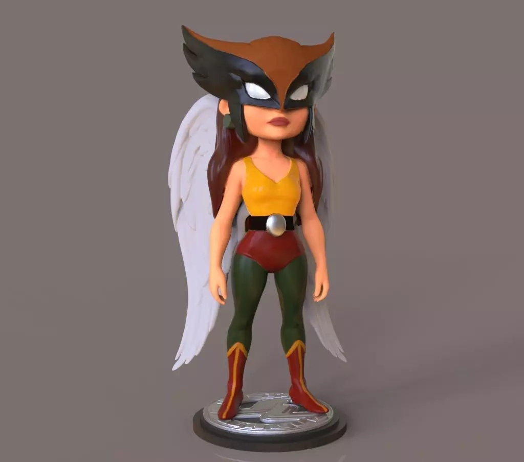 Hawkgirl 3D print model_0