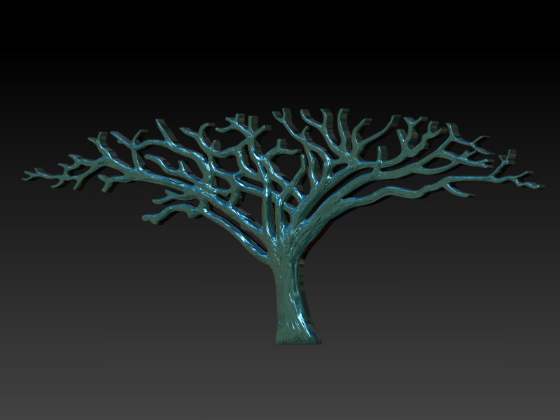 African Acacia Tree 3D print model_10