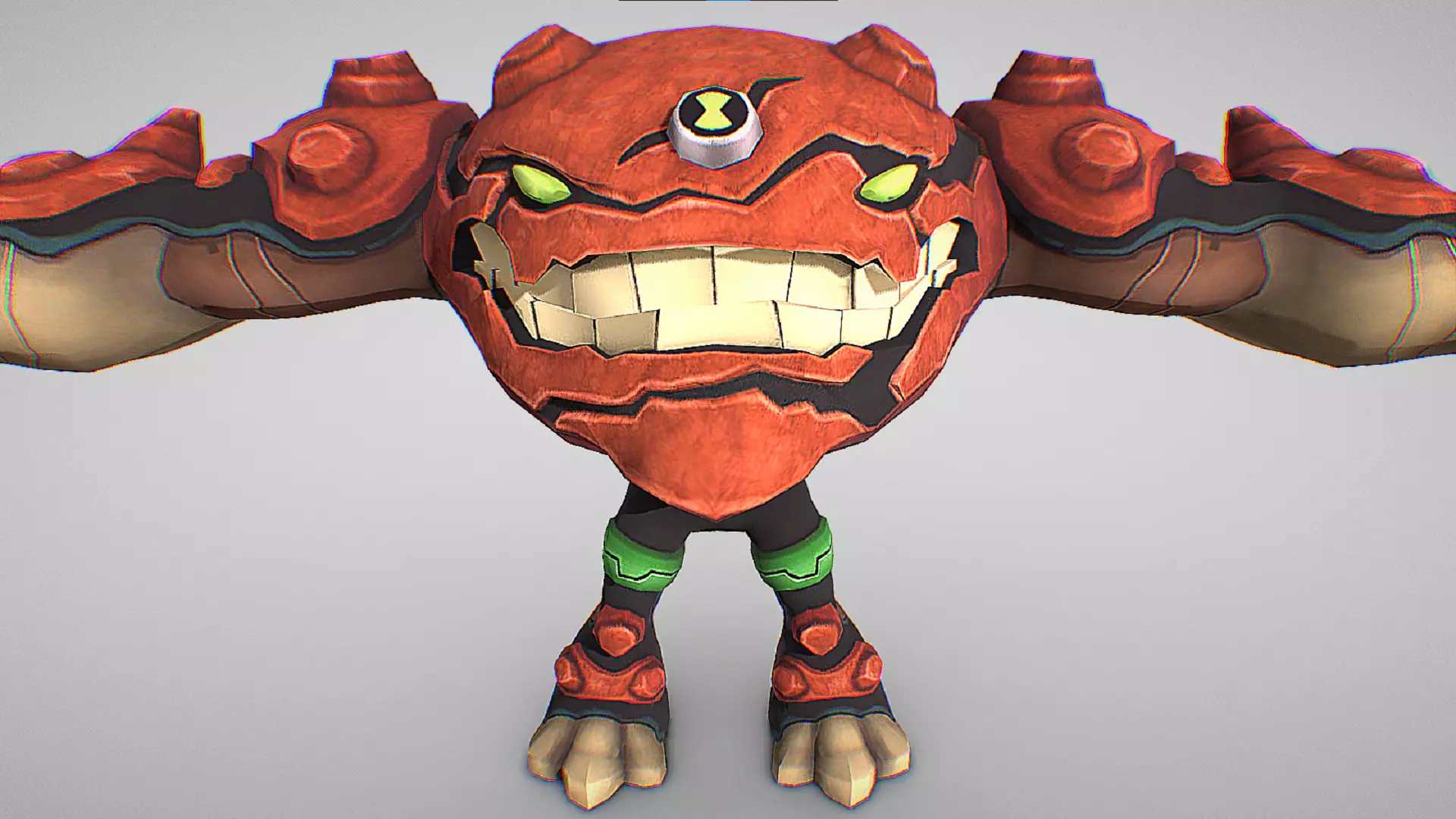 Gravattack - DNA sample of a Galilean - Ben 10 Omniverse Low-poly 3D model_0