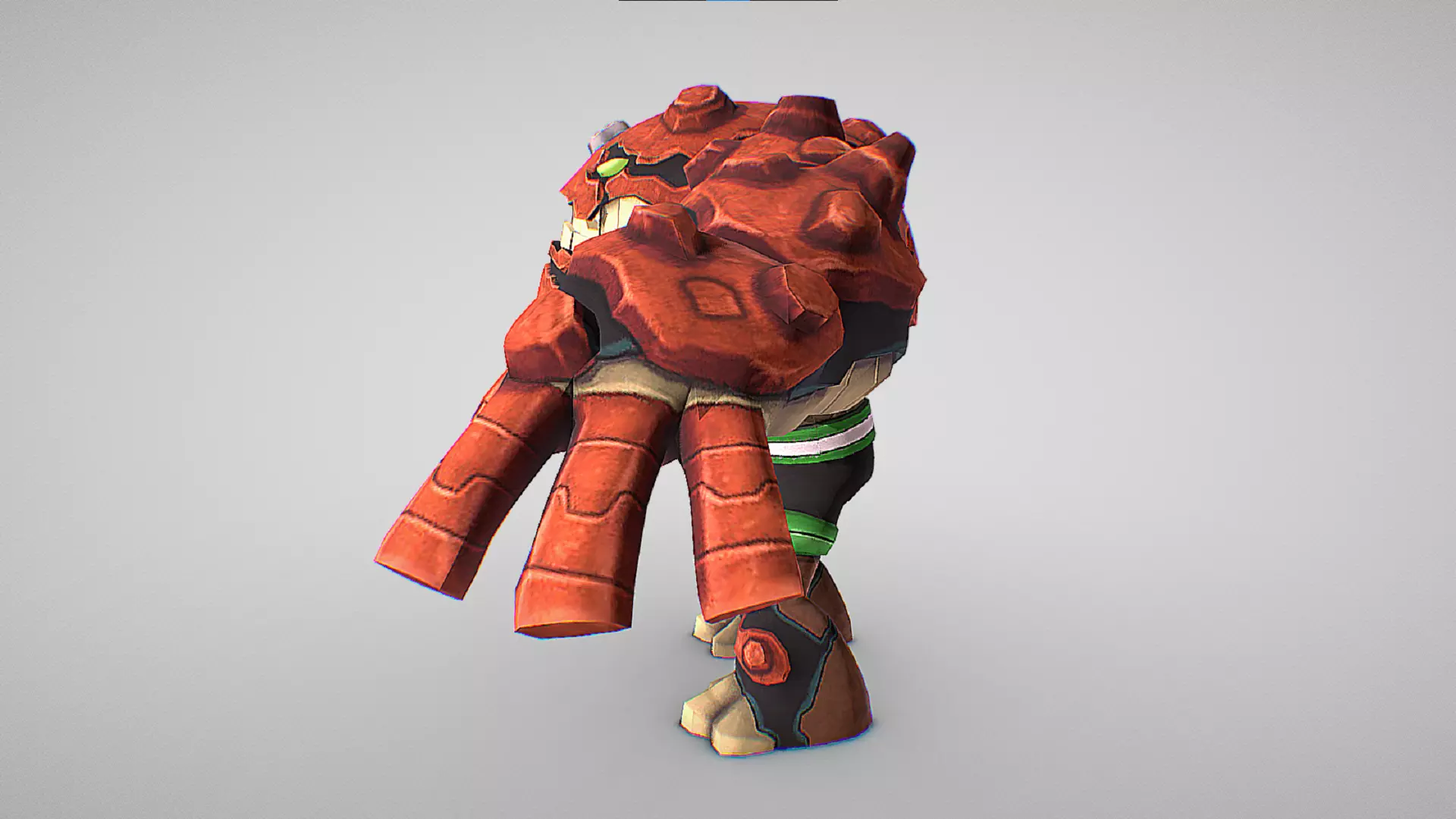 Gravattack - DNA sample of a Galilean - Ben 10 Omniverse Low-poly 3D model_5