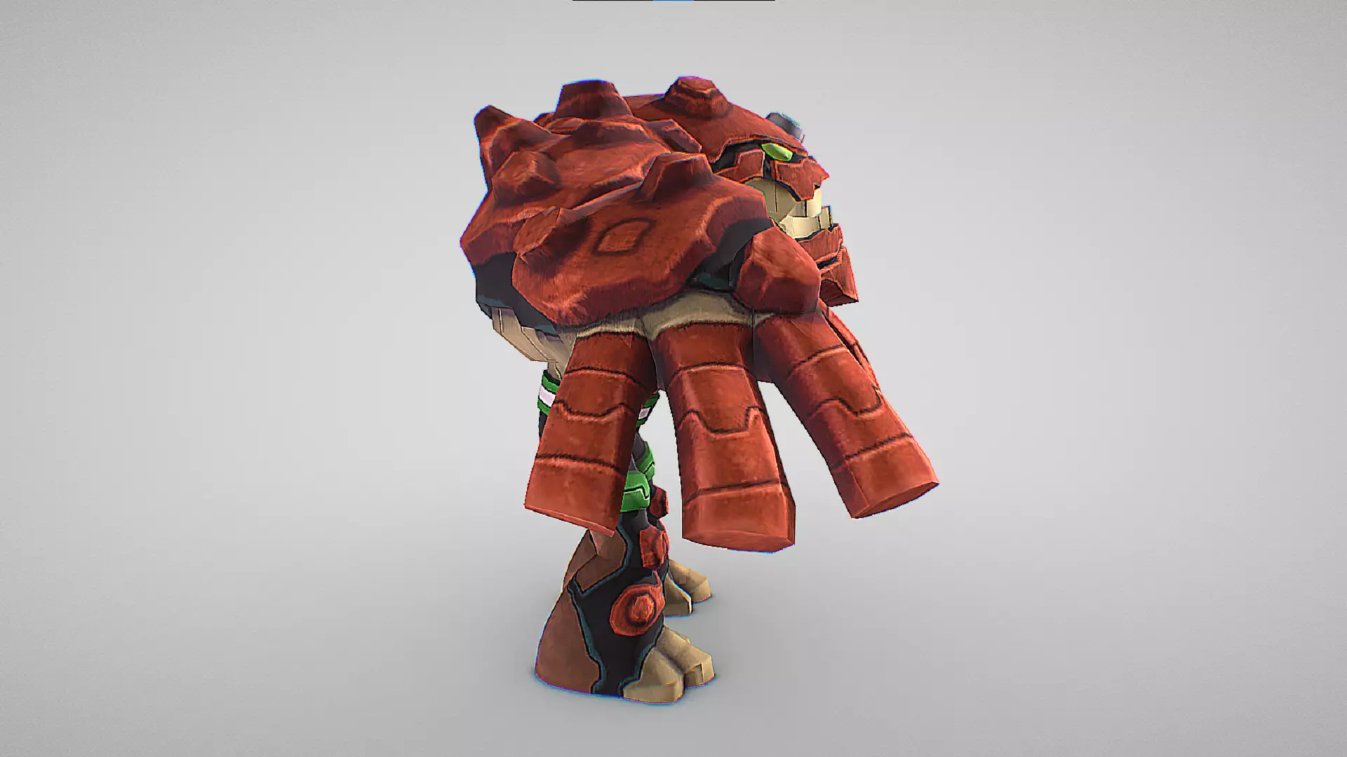 Gravattack - DNA sample of a Galilean - Ben 10 Omniverse Low-poly 3D model_4