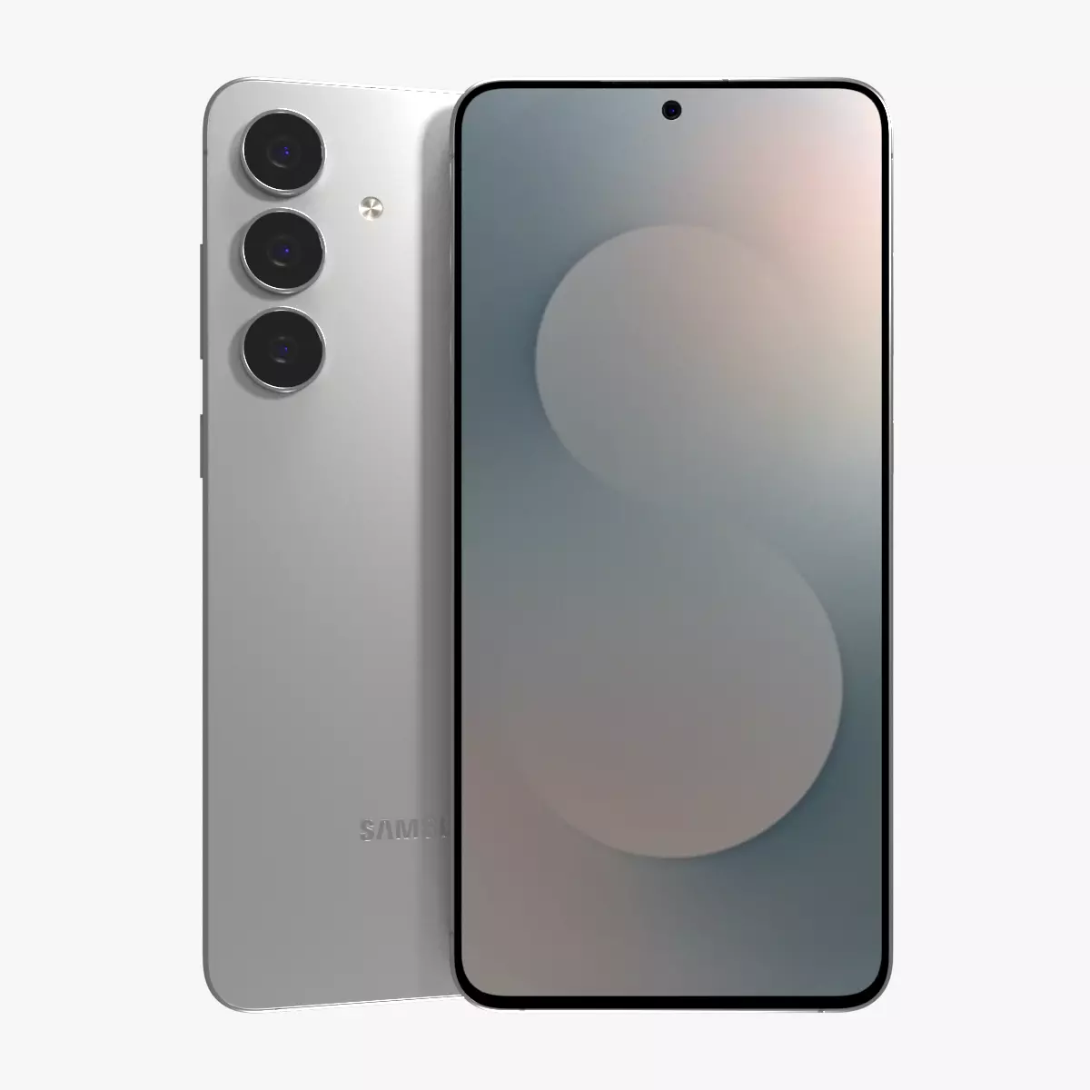 Samsung Galaxy S25 FE White 3D model_0