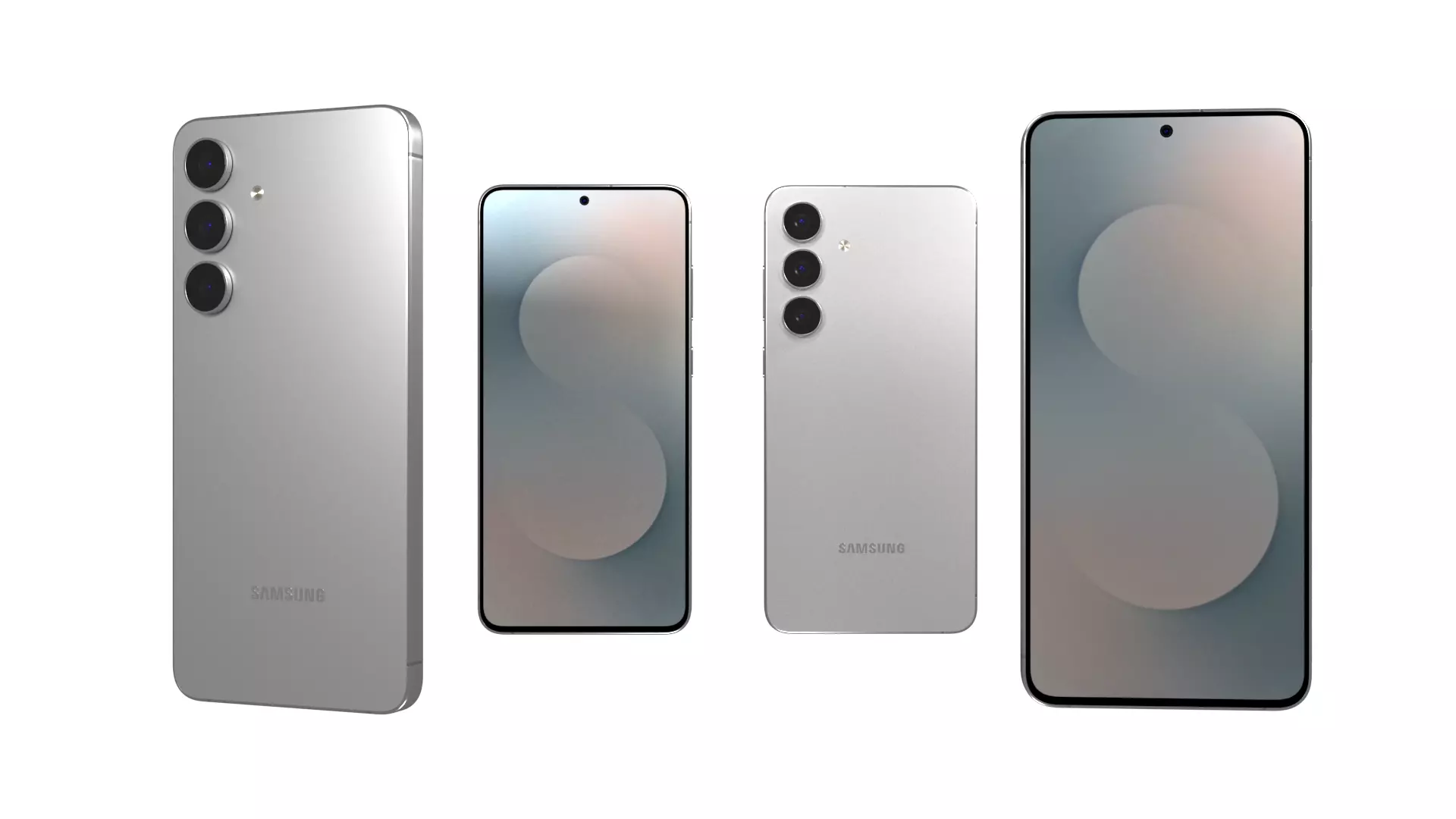 Samsung Galaxy S25 FE White 3D model_4