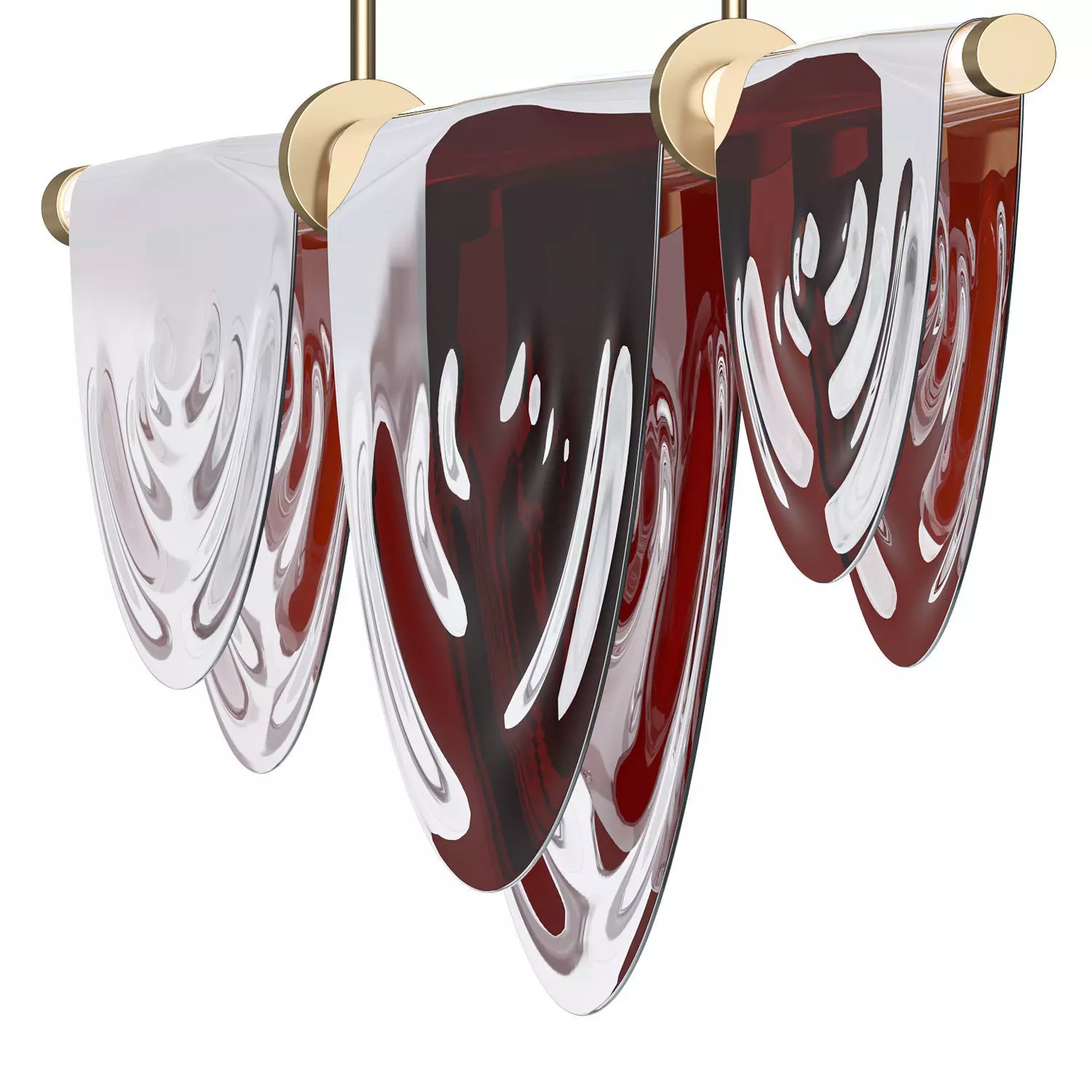 Cive Pliee chandelier Low-poly 3D model