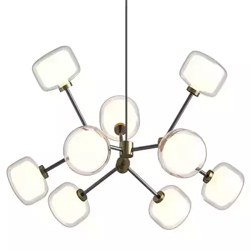 Nabila 9 Light Black Chandelier
