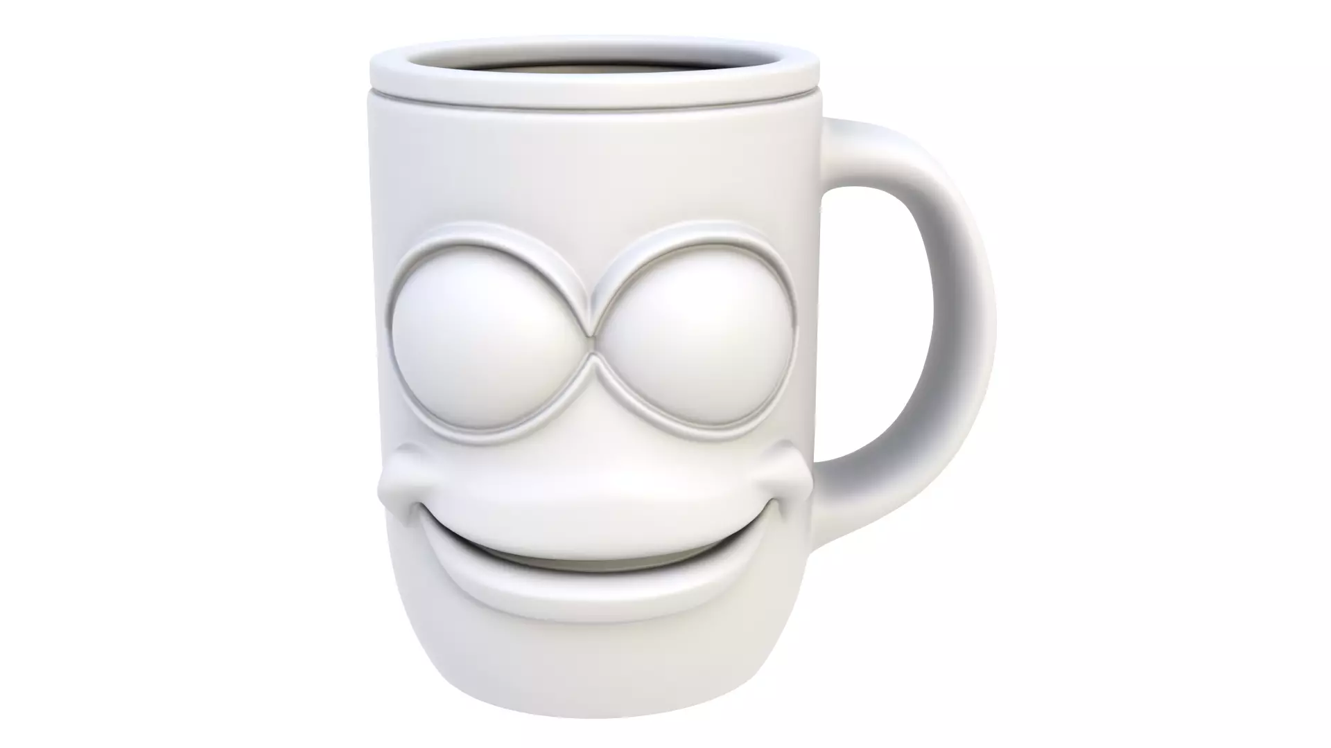 Mug smiling 06 3D model_6