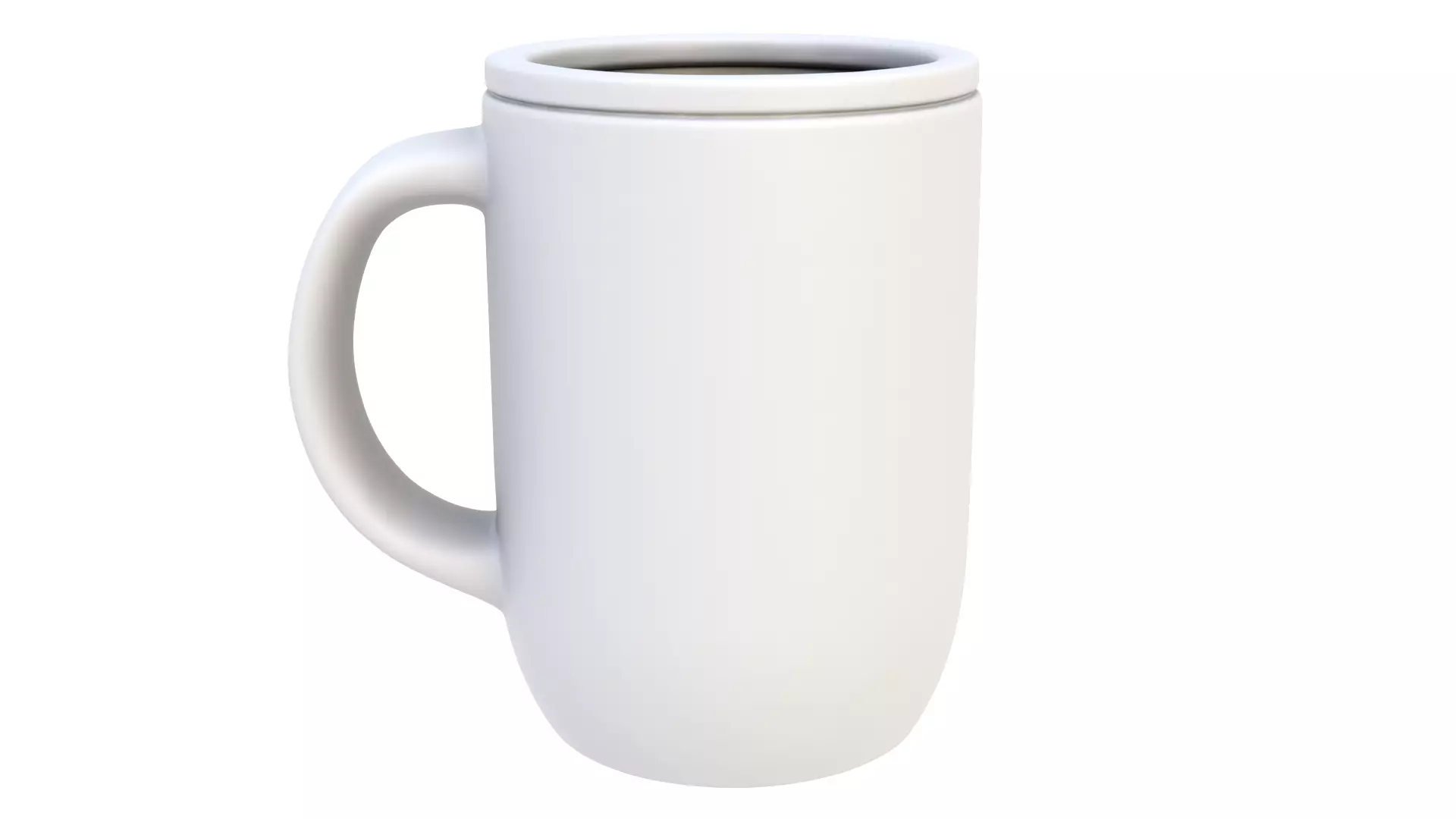 Mug smiling 06 3D model_3
