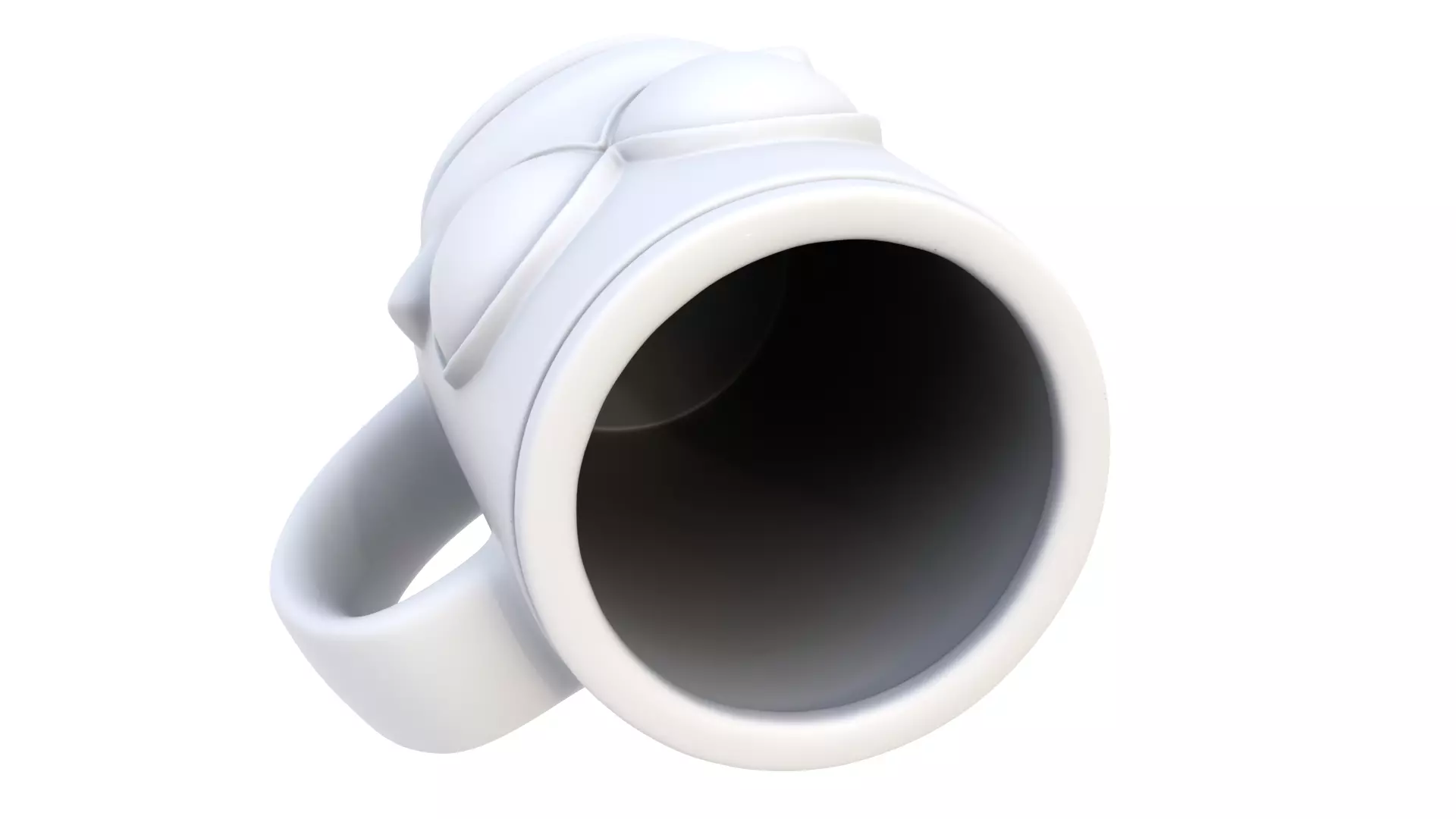 Mug smiling 06 3D model_7