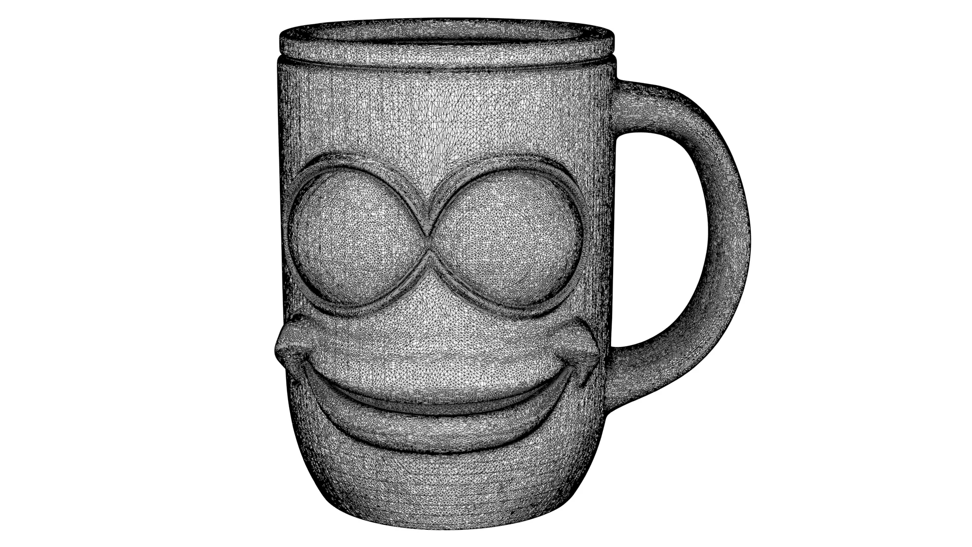 Mug smiling 06 3D model_9