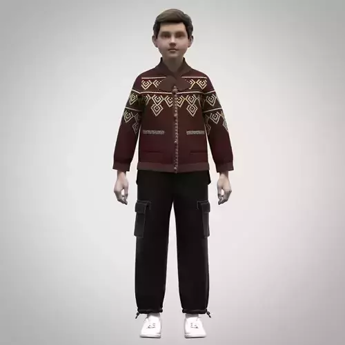 3d clothing boys cardigan sweater