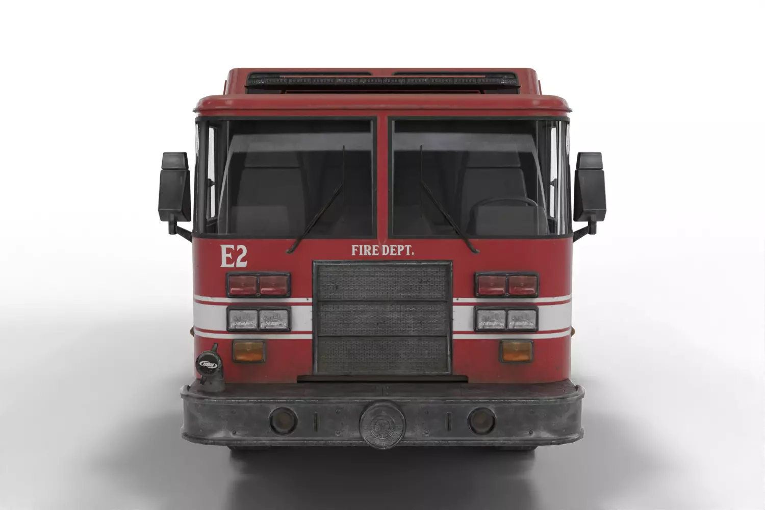 Fire Department Truck - Emergency Vehicle 3D model_3