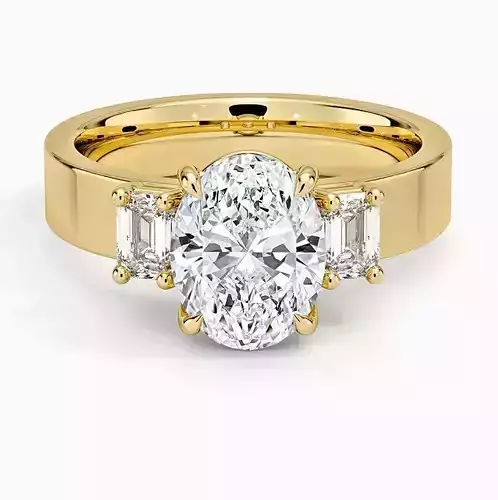 Three stone diamond ring  01