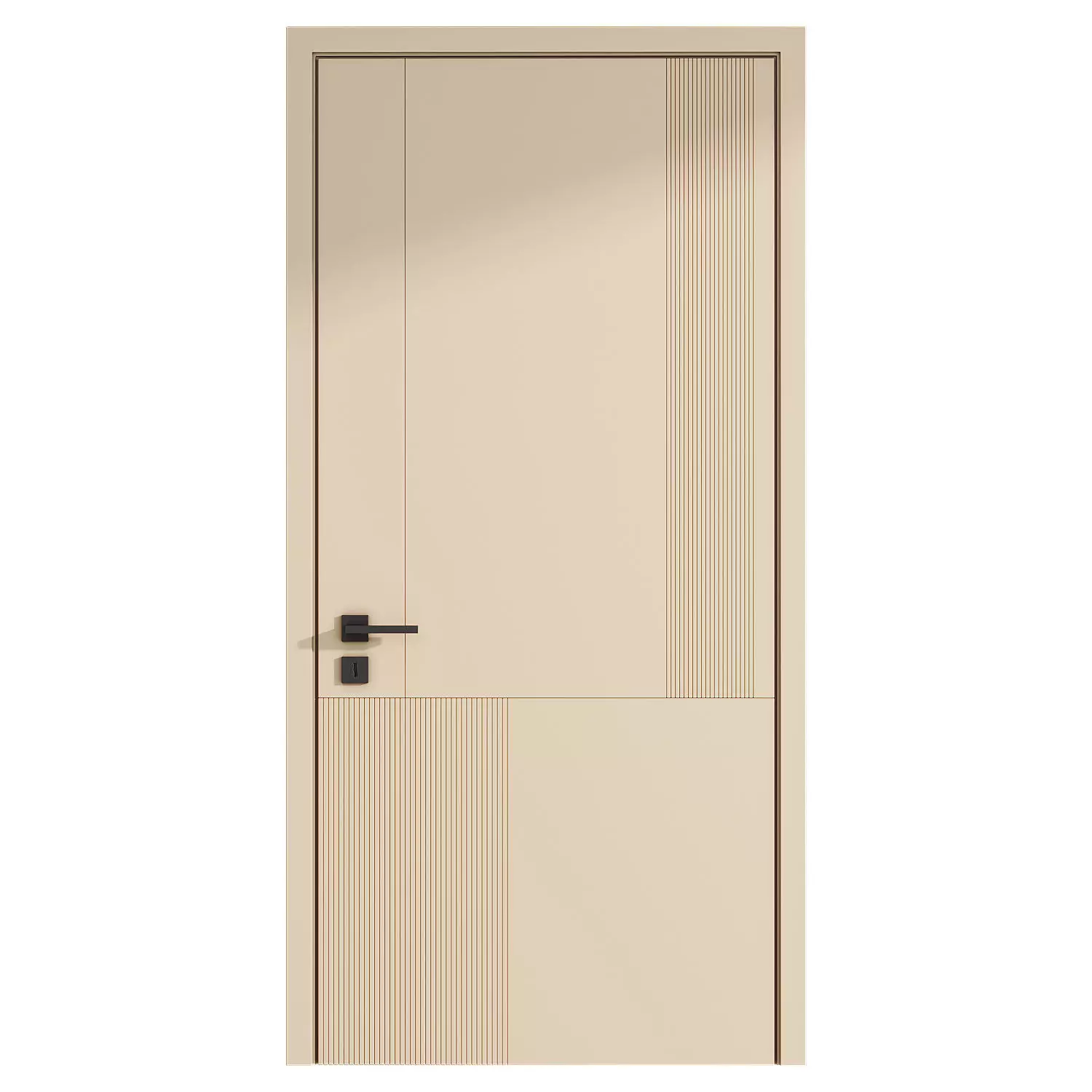  Interior door 5 Low-poly 3D model_1