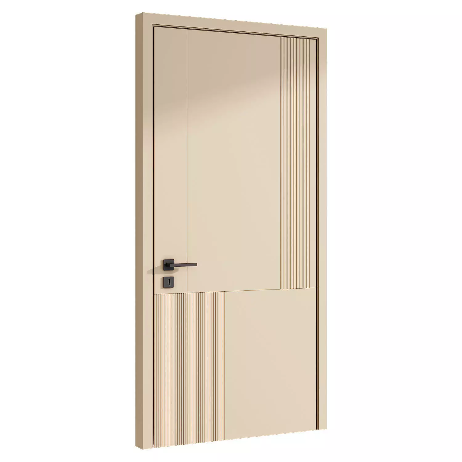  Interior door 5 Low-poly 3D model_0