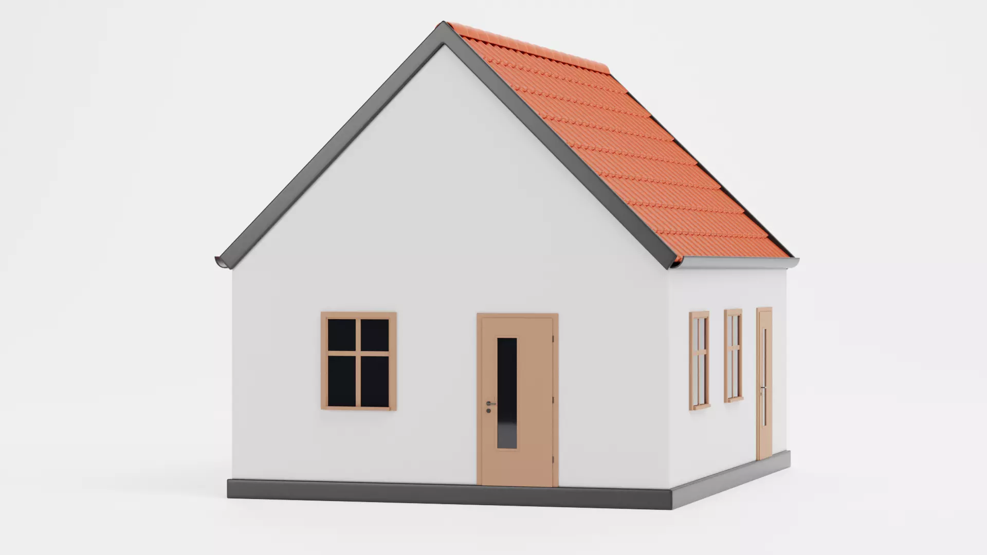 -Stylised House V1- 3D model_3