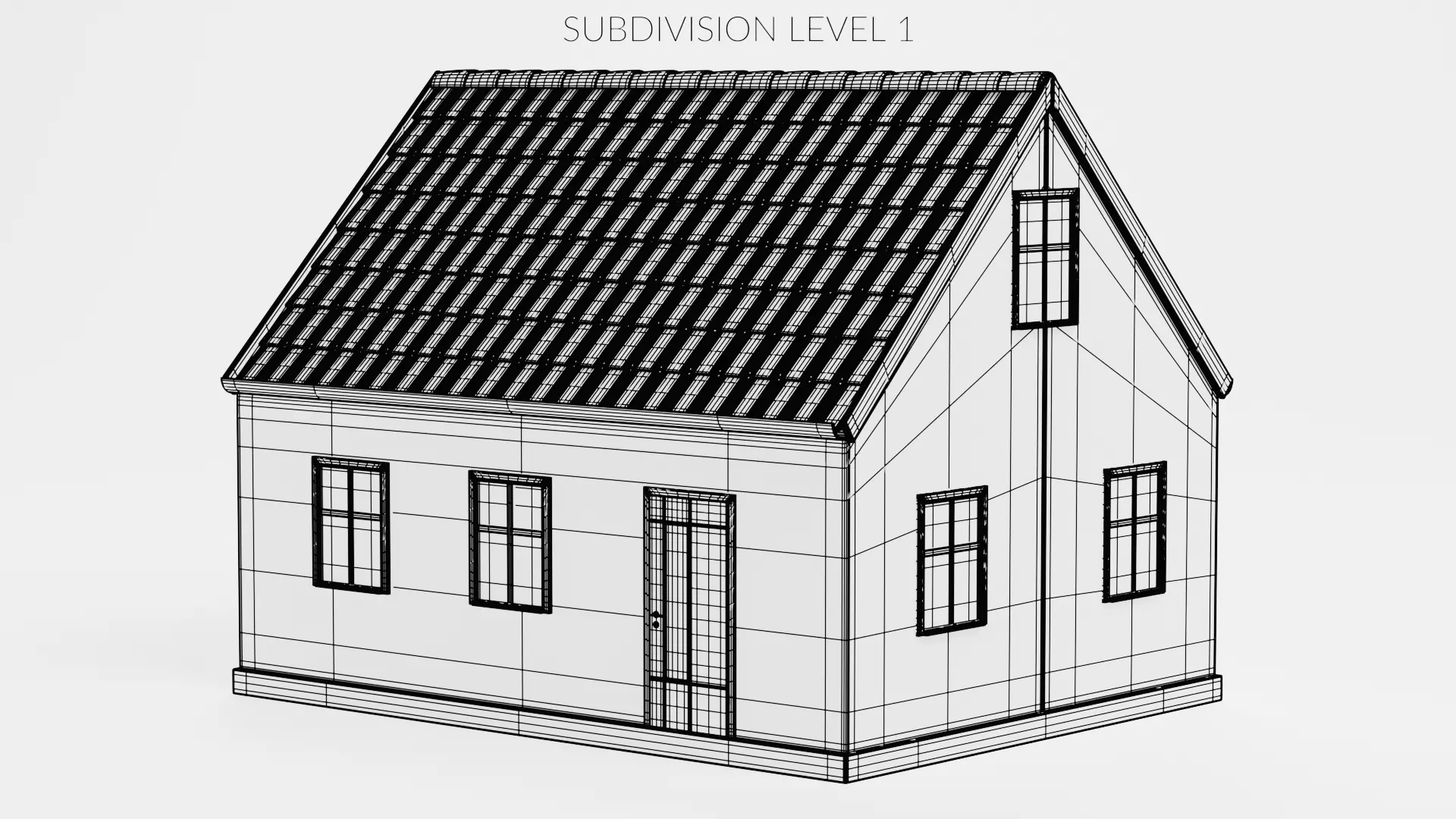 -Stylised House V1- 3D model_9