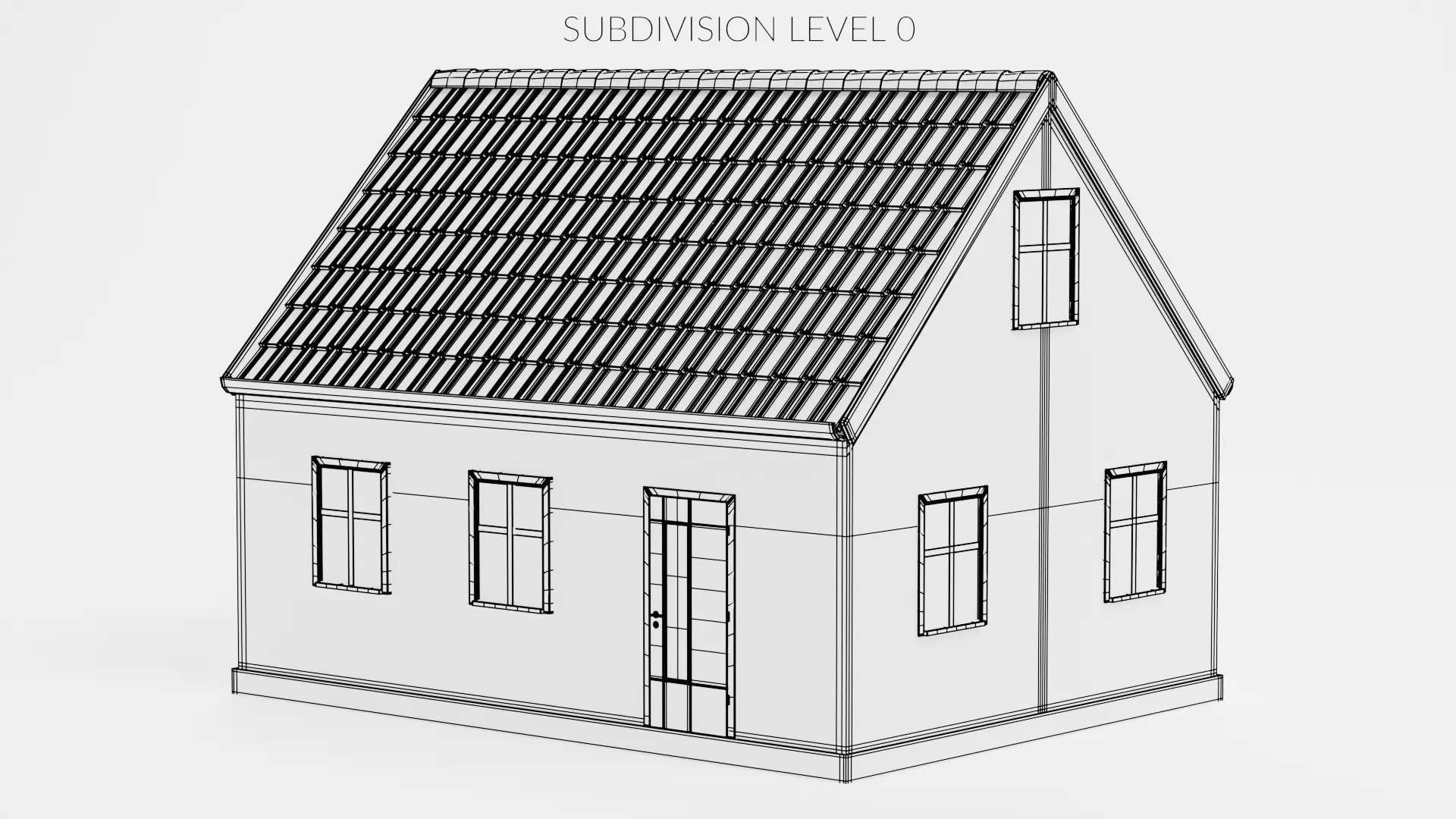 -Stylised House V1- 3D model_8
