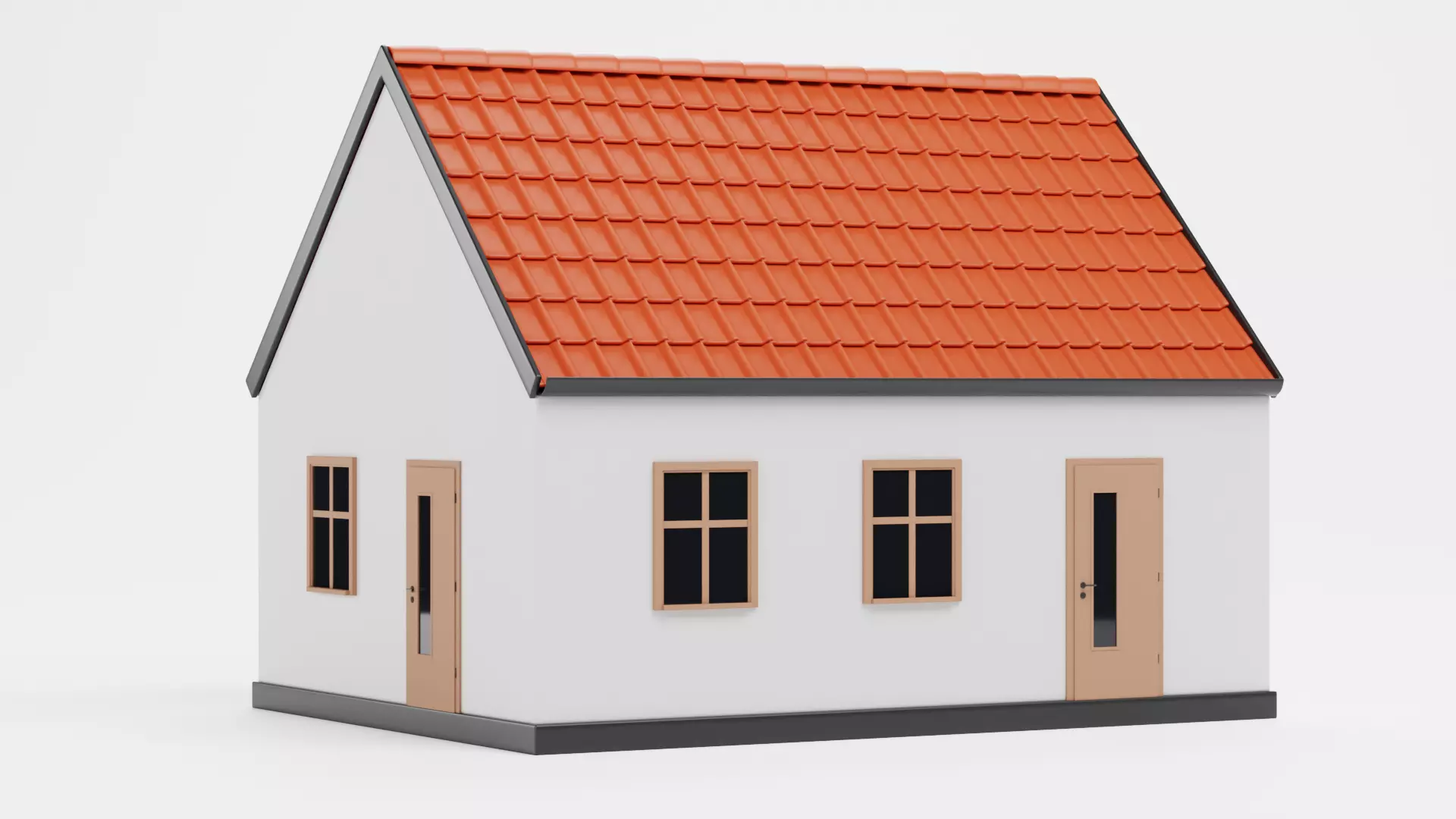-Stylised House V1- 3D model_2