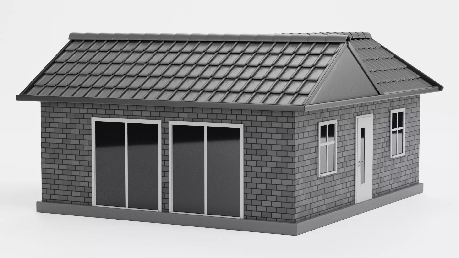 -Stylised House V2- 3D model_1