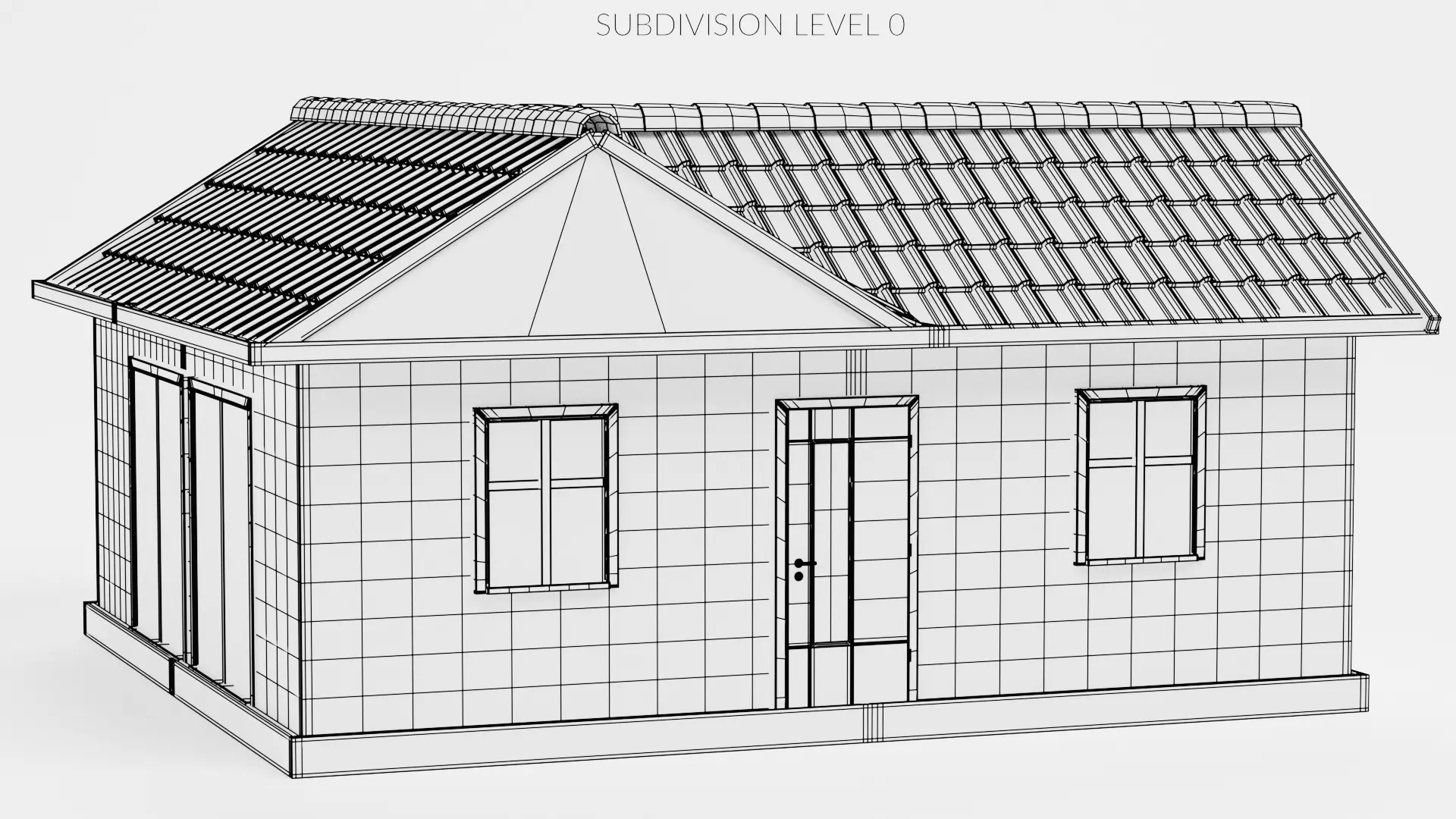 -Stylised House V2- 3D model_8