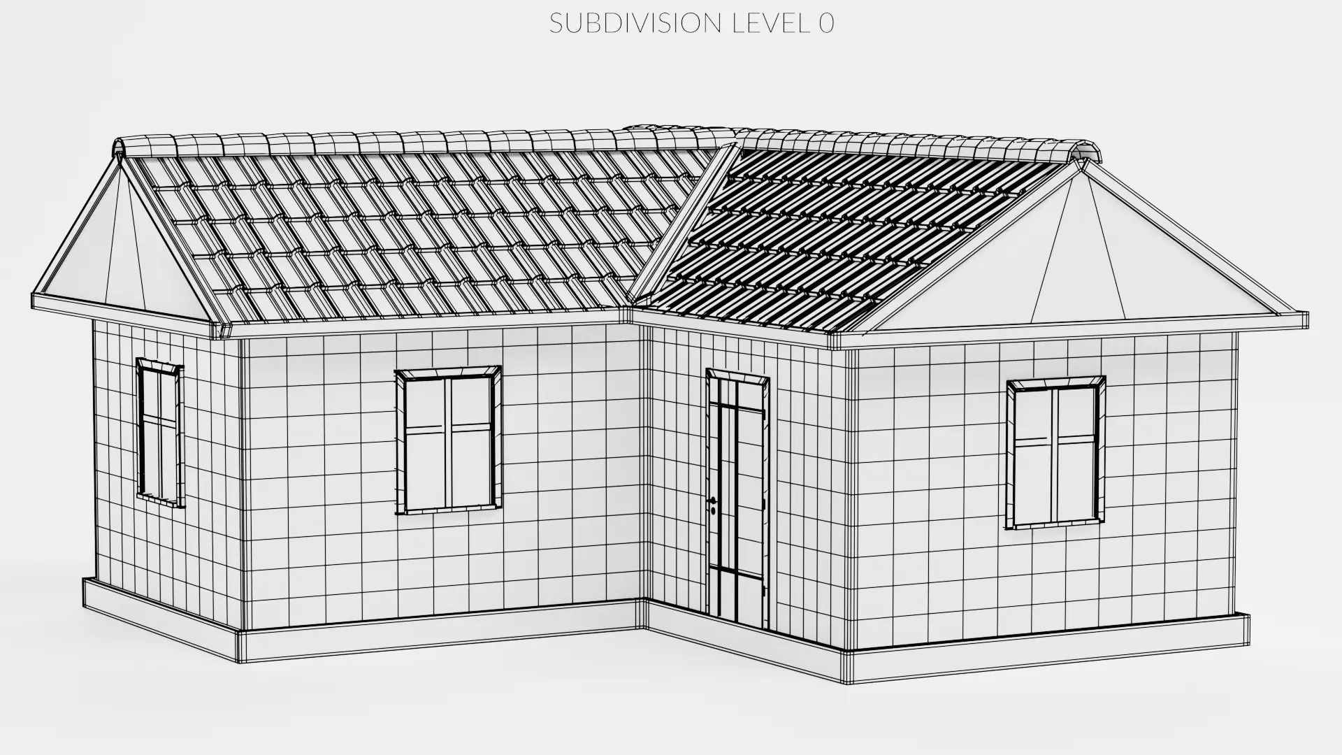 -Stylised House V2- 3D model_10
