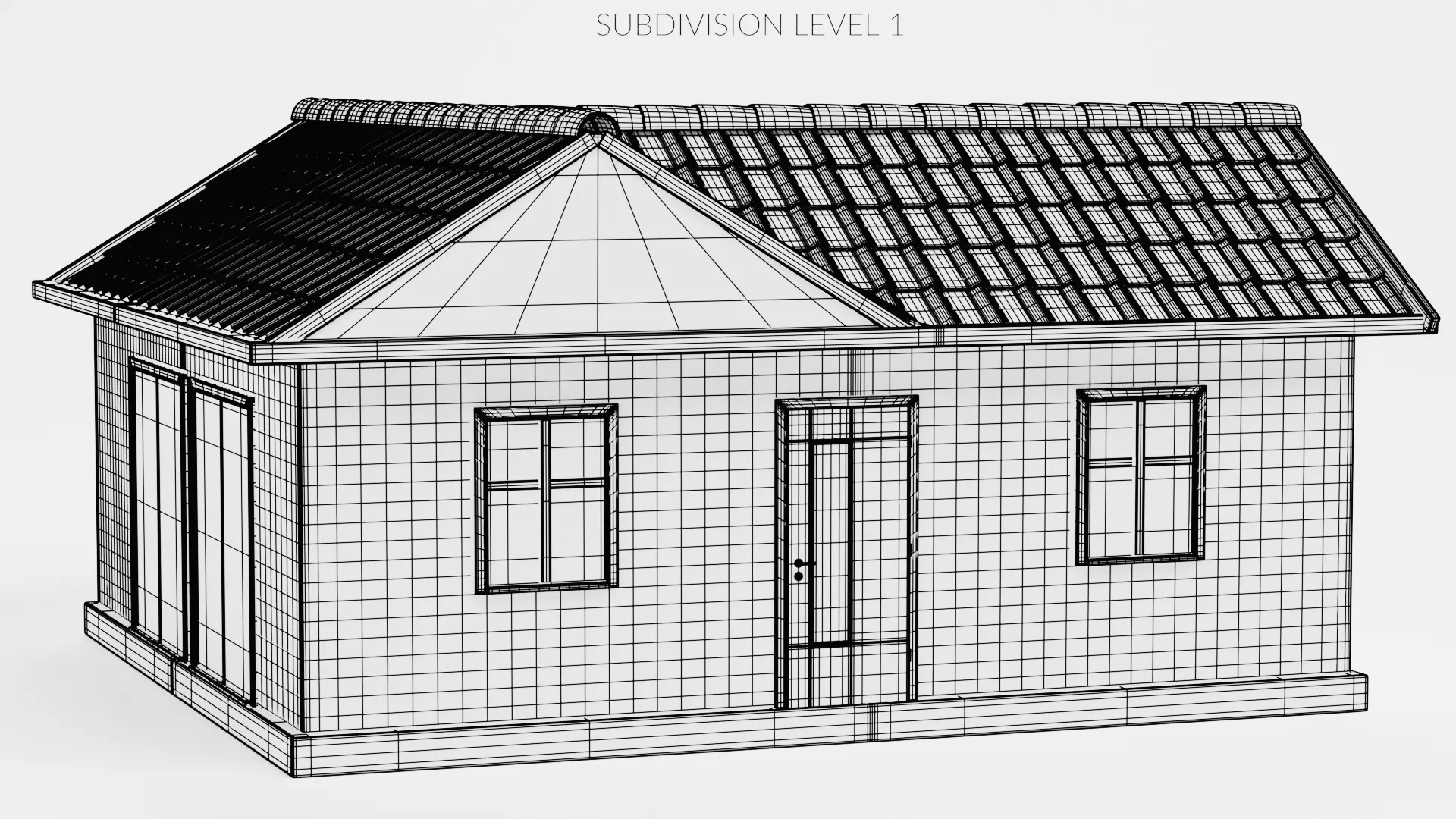 -Stylised House V2- 3D model_9