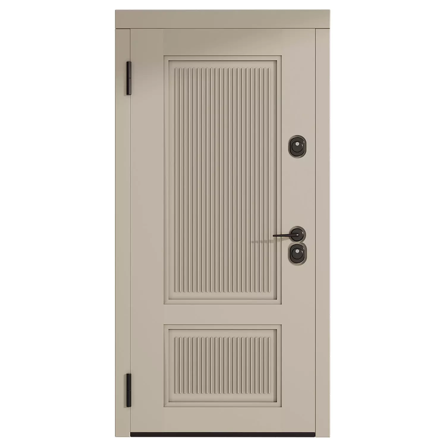 Interior door 7 Low-poly 3D model_1