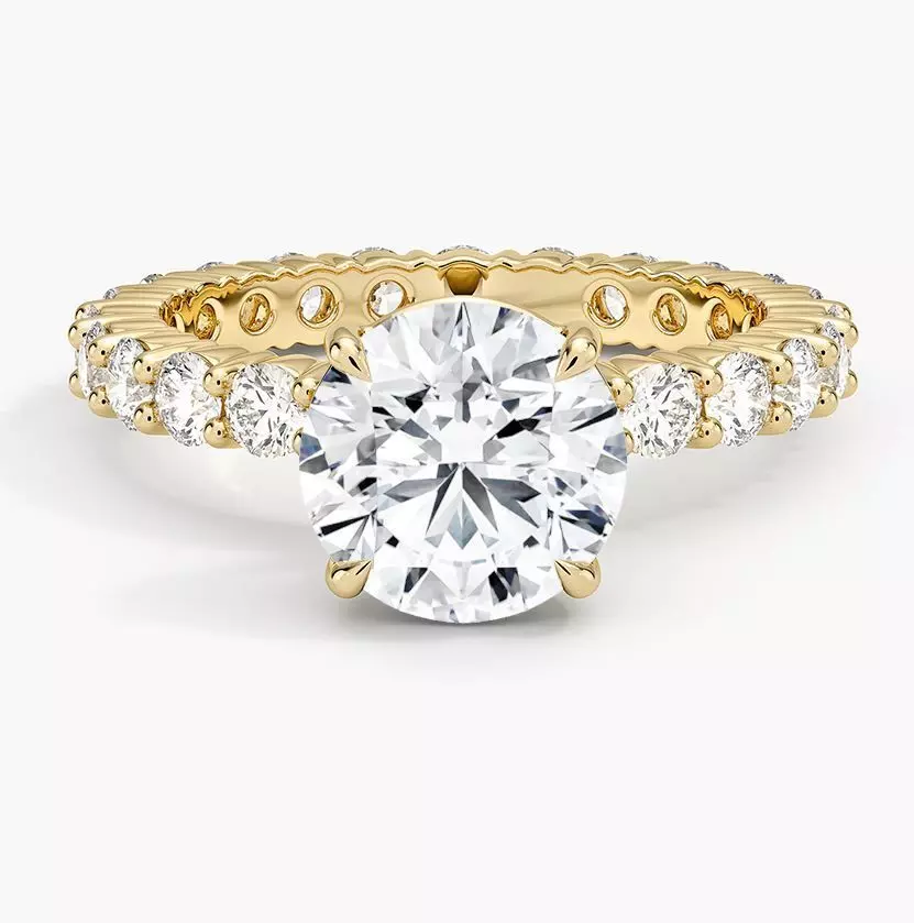 Eternity diamond ring 3D print model
