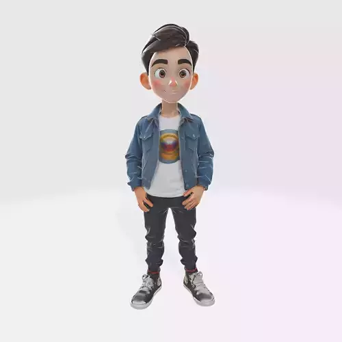 Character in Casual Outfit 12