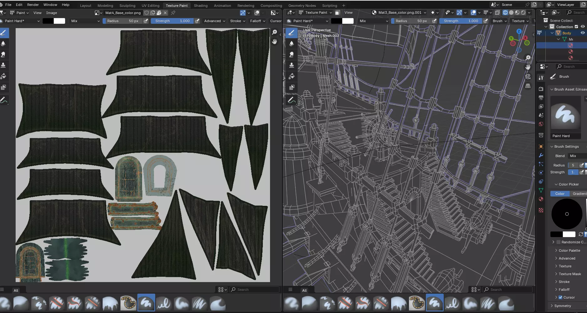 Reaper pirate ship Low-poly 3D model_20