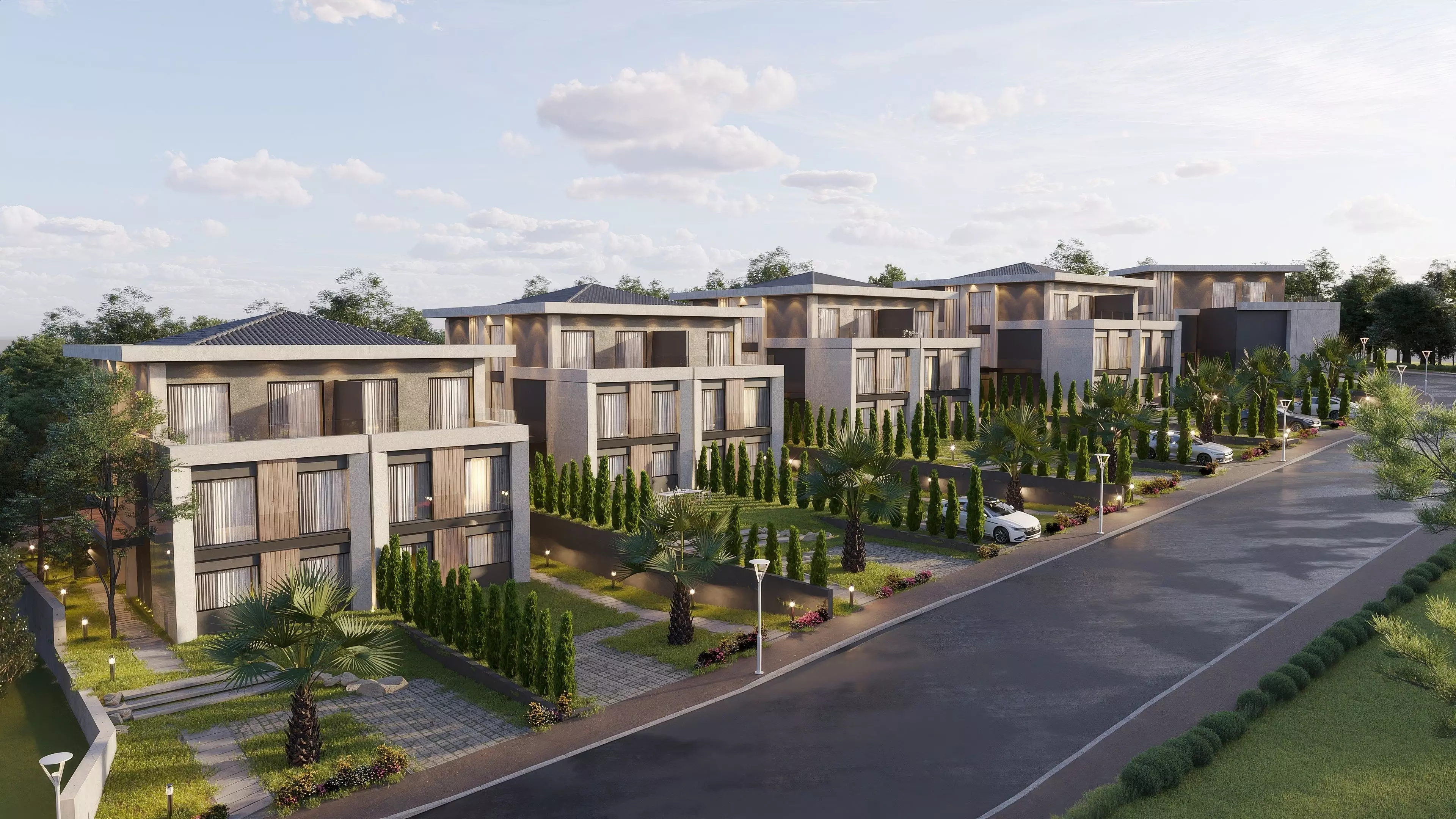 5 Villa Complex Exterior 3D model_1