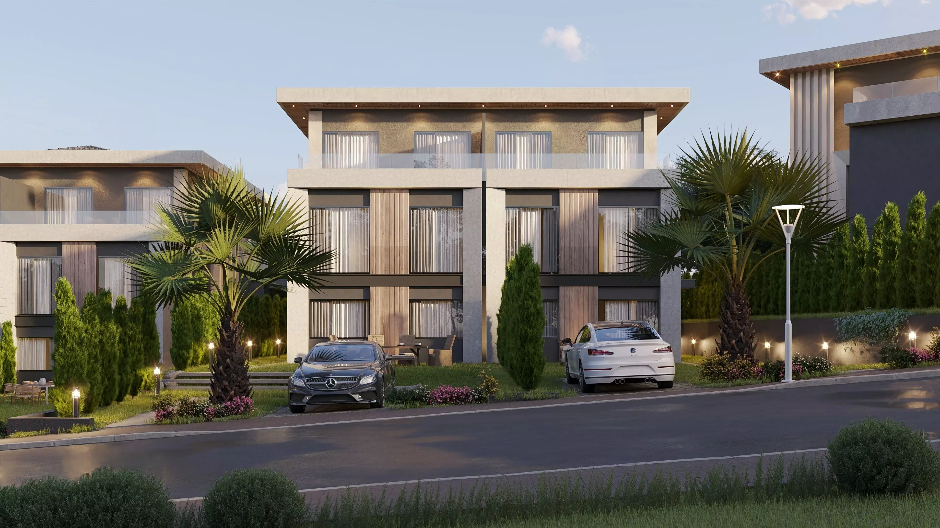 5 Villa Complex Exterior 3D model_0