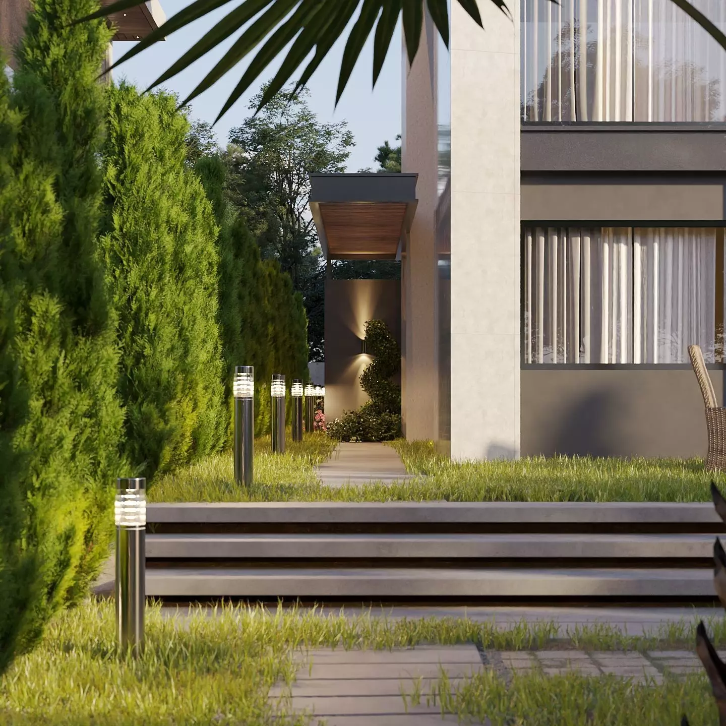 5 Villa Complex Exterior 3D model_3