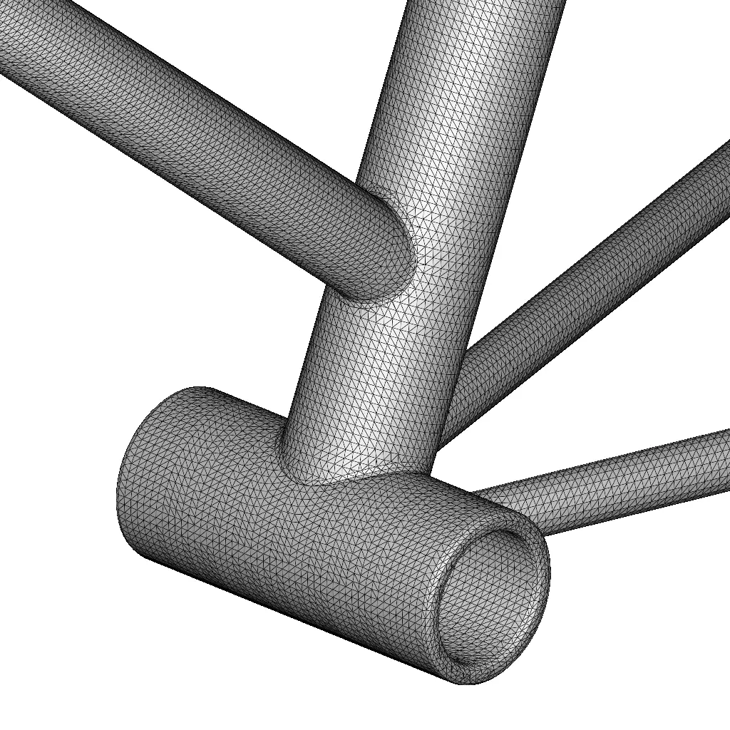 Rusty Steel Bicycle Frame 3D model_8