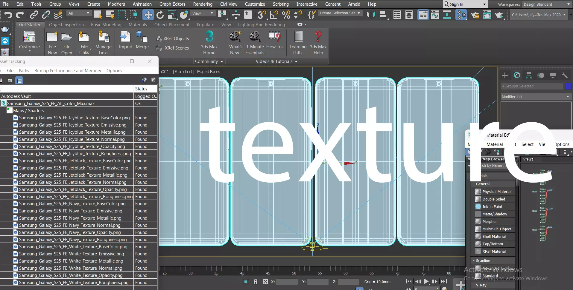 Samsung Galaxy S25 FE All Color 3D model_27