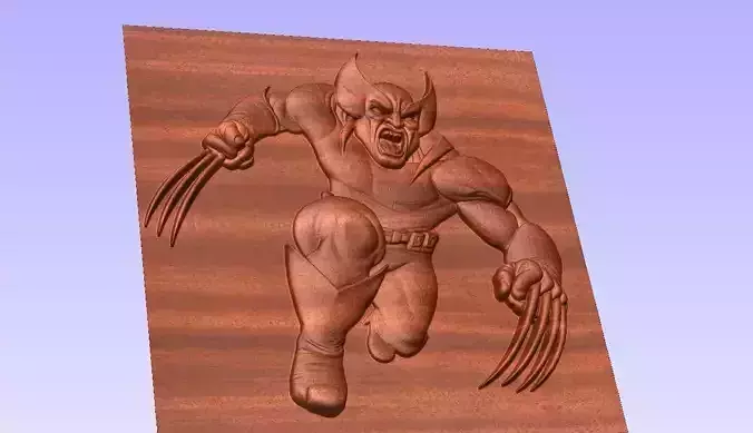 Wolverin grayscale depthmap