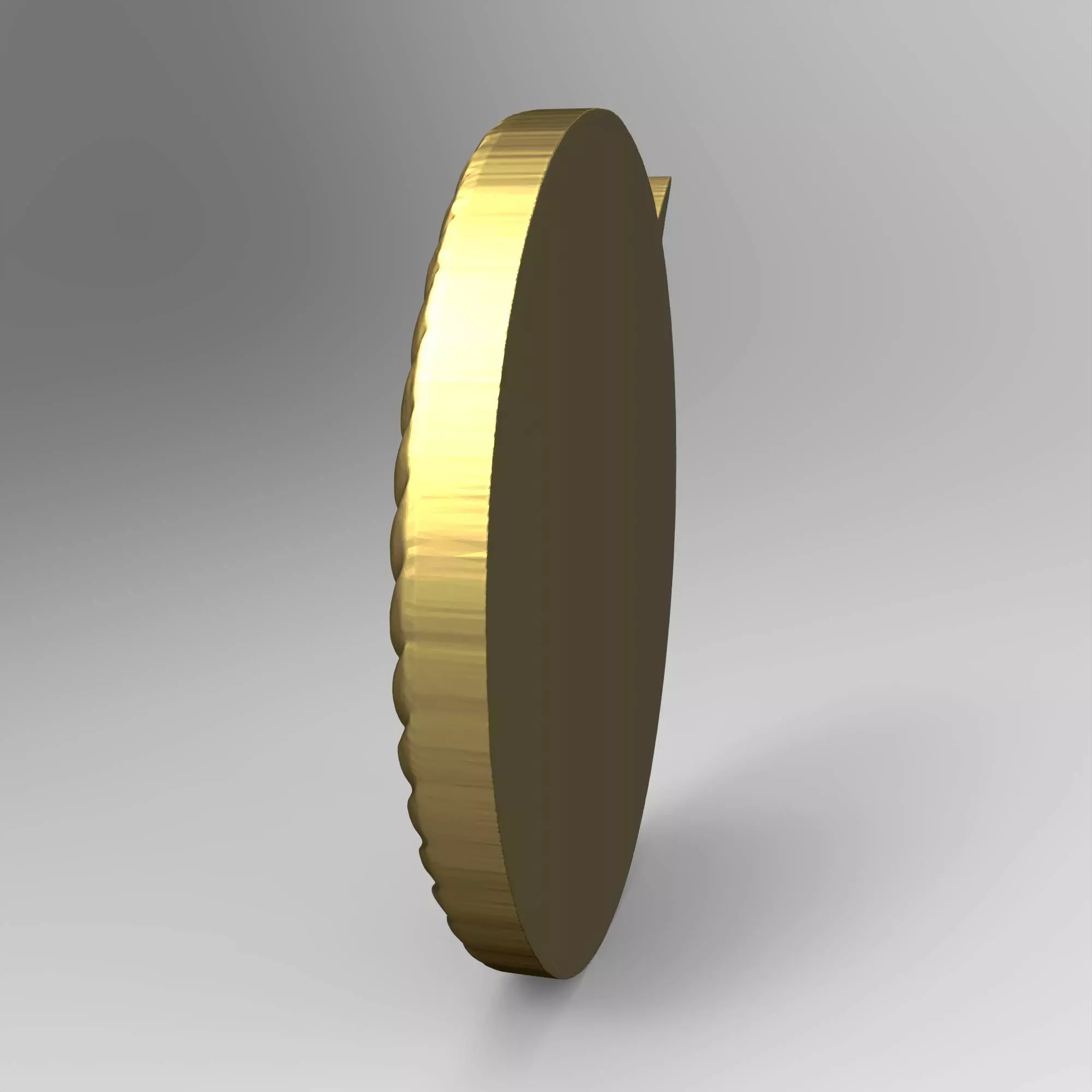 Unicorn Relief Fantasy Horse Medallion 3D print model_9