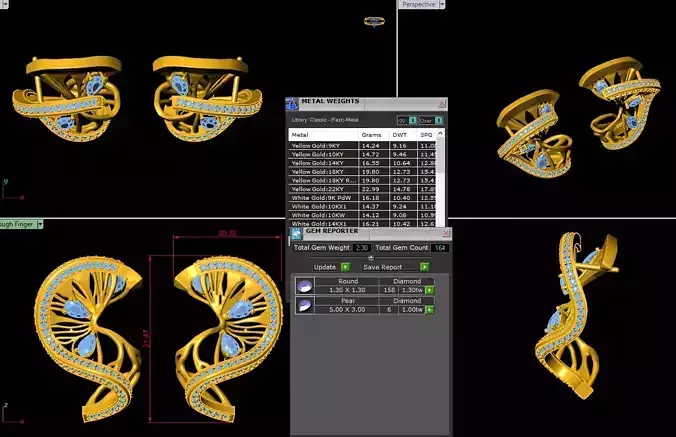 Orange Segment Earrings 3D Mode 3D print model