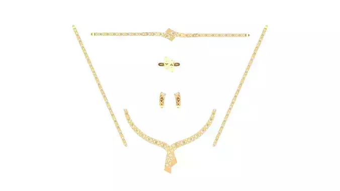 Lightweight Waterway Full Set - 3D Jewelry Model N01 - 14-16 gr