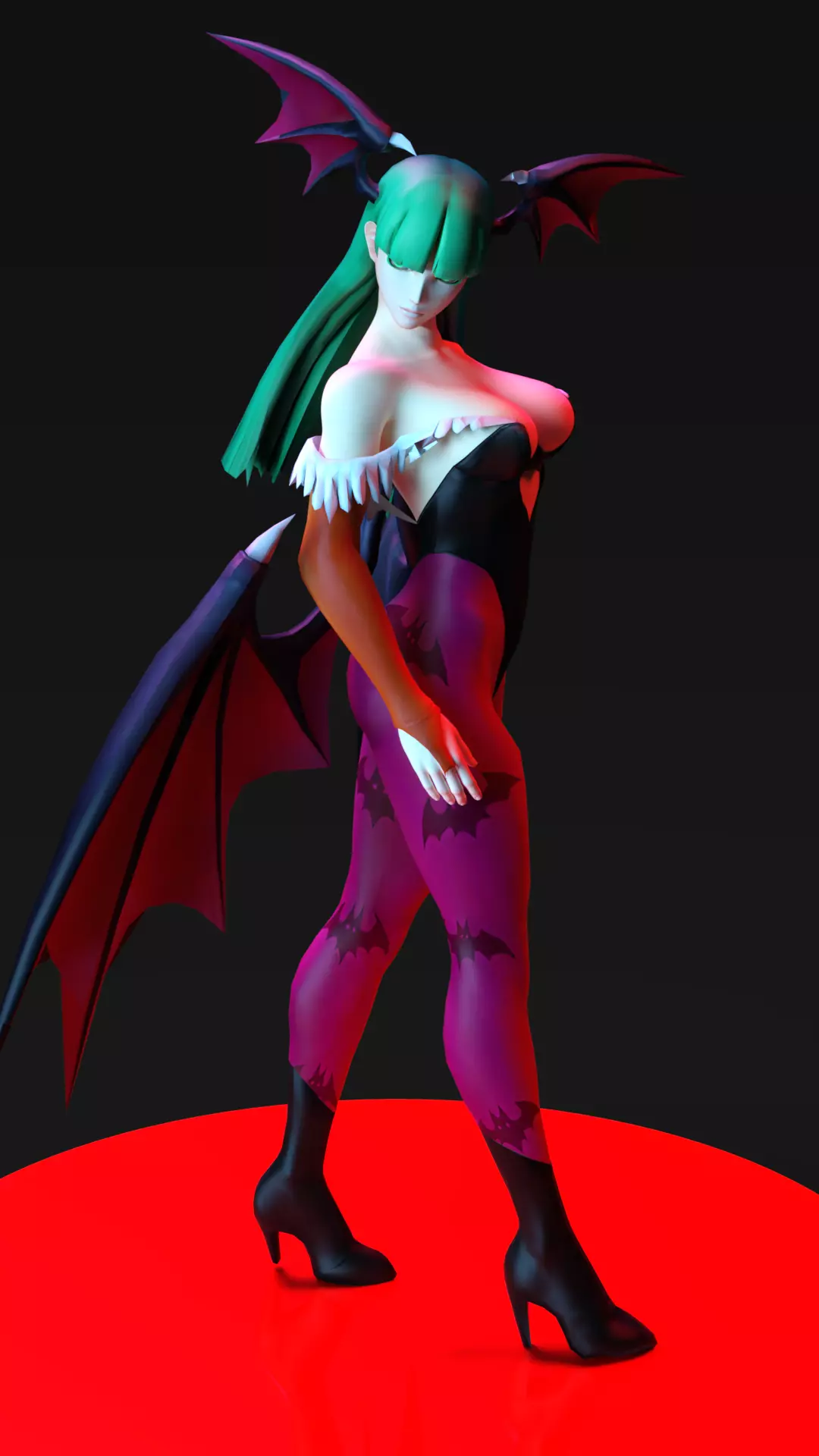 Charm of the Makai Morrigan Aensland Succubus 3D print model
