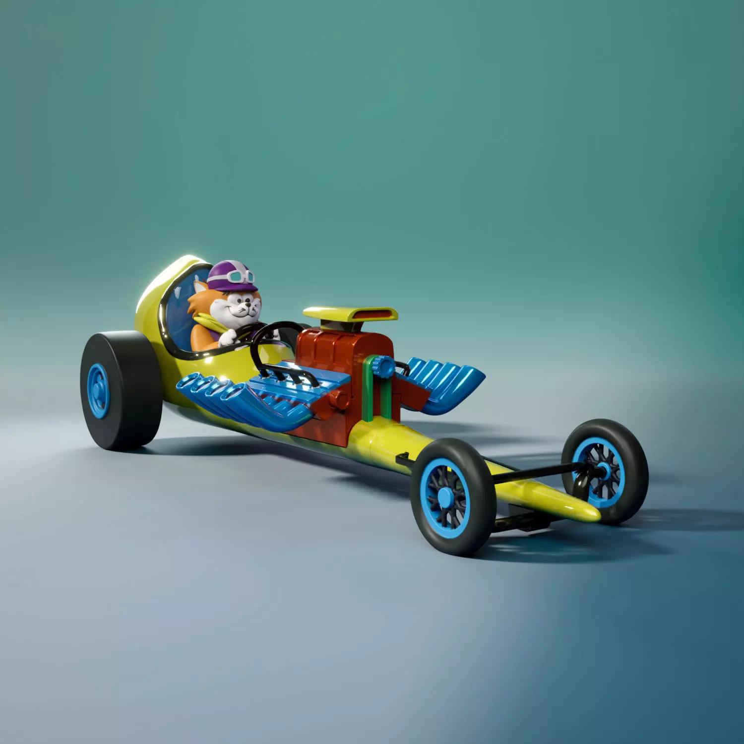 Motormouse and Autocat - Vehicles 3D print model_3