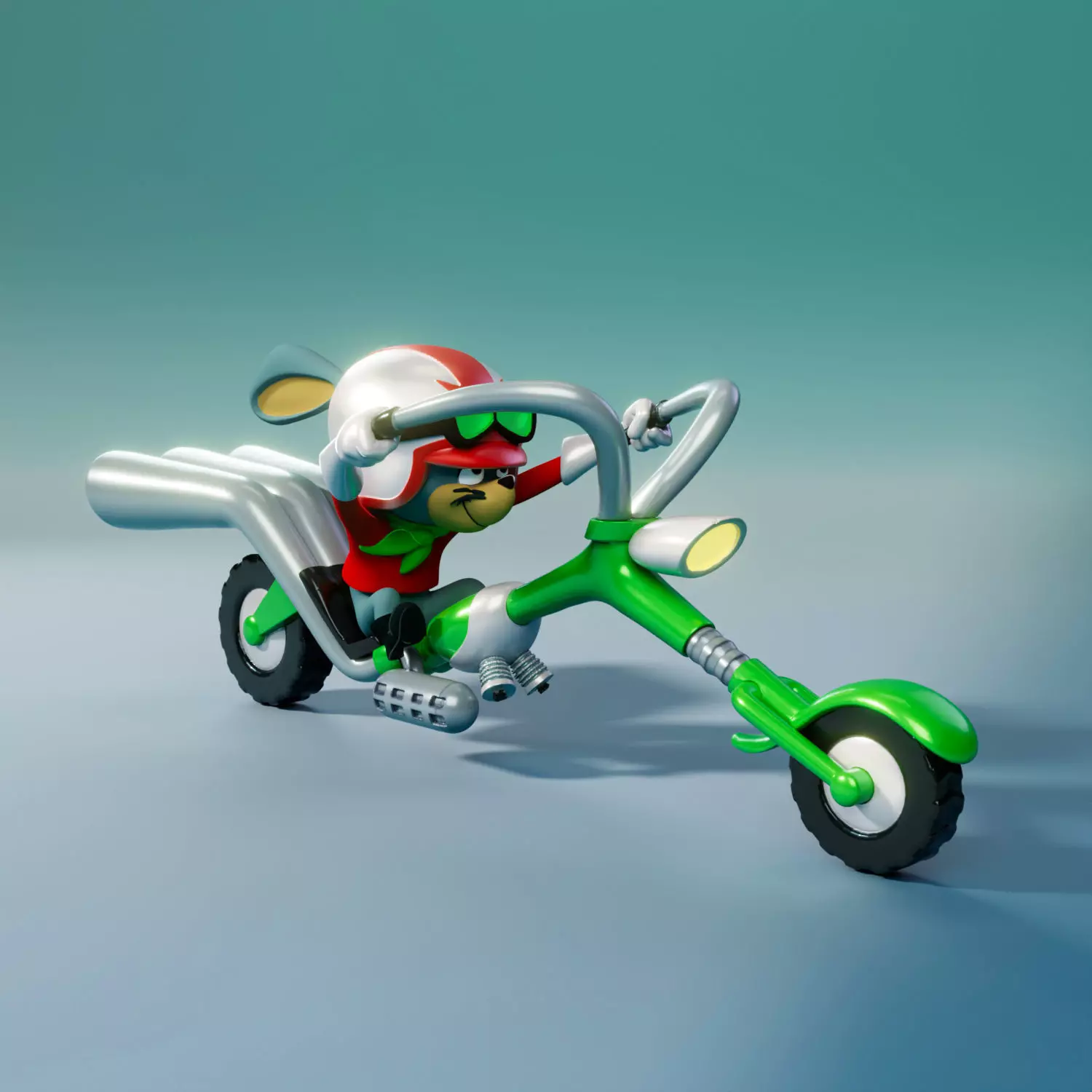 Motormouse and Autocat - Vehicles 3D print model_1