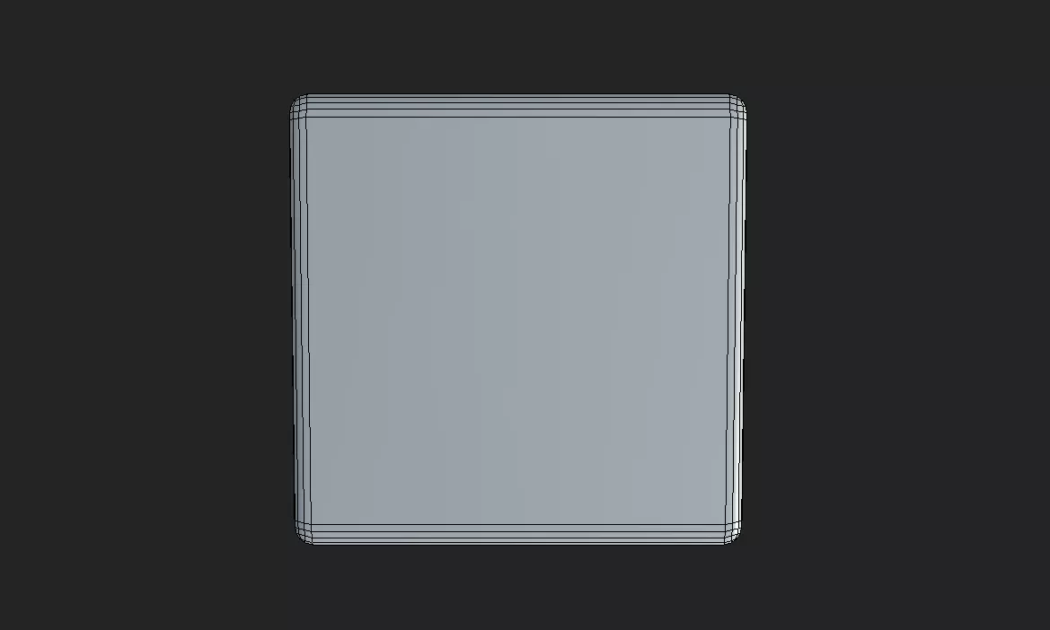 stool Low-poly 3D model_15