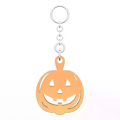 Pumpkin Keychain 01
