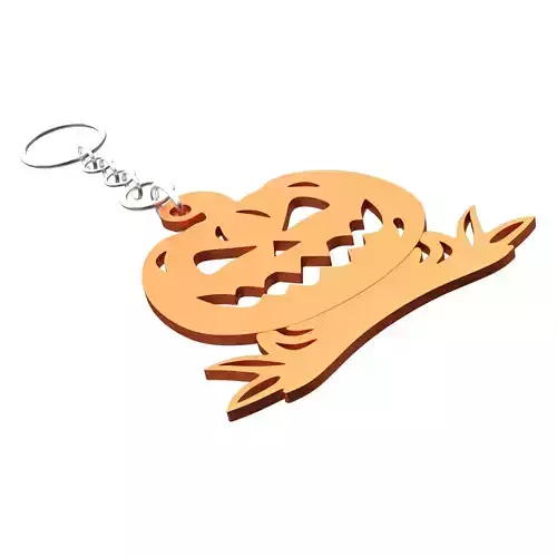 Pumpkin Keychain 02