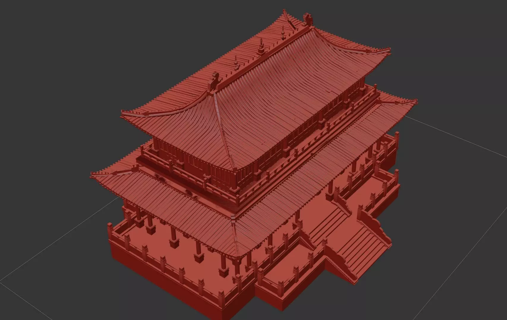 Imperial Palace Hall 3D model_11
