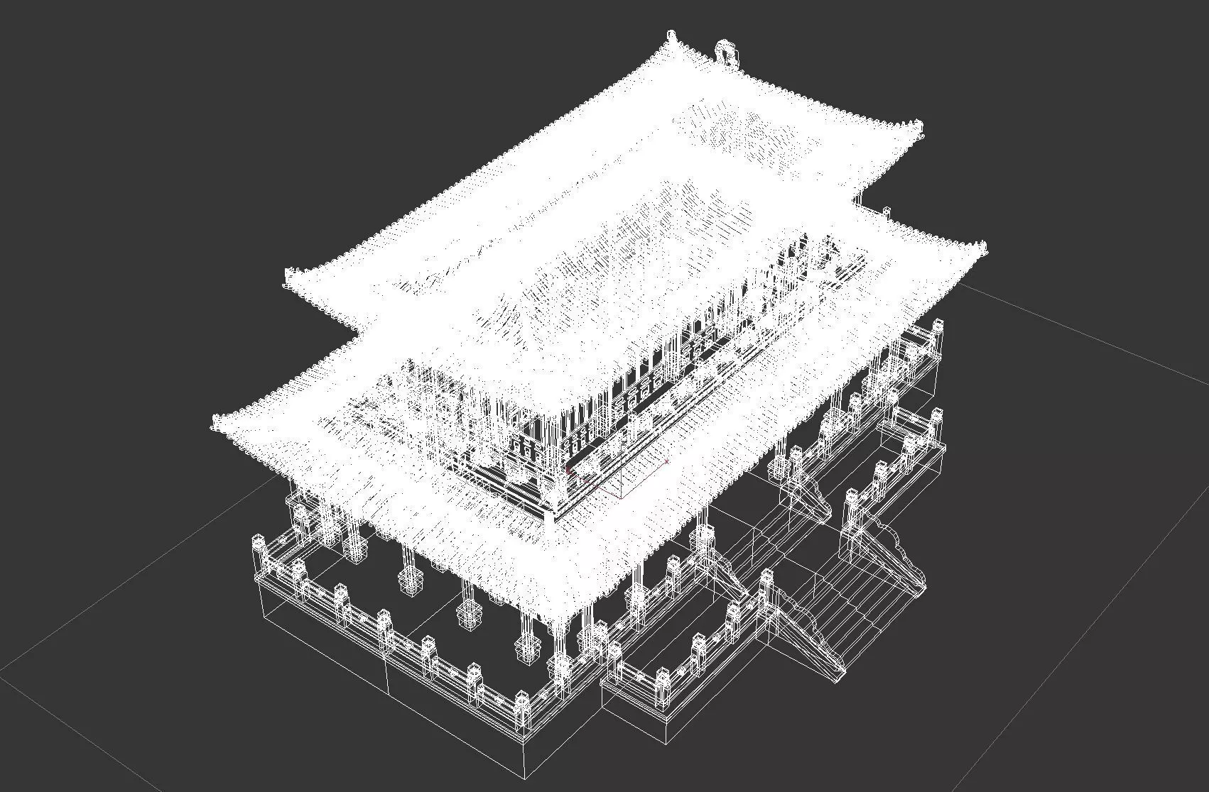 Imperial Palace Hall 3D model_10