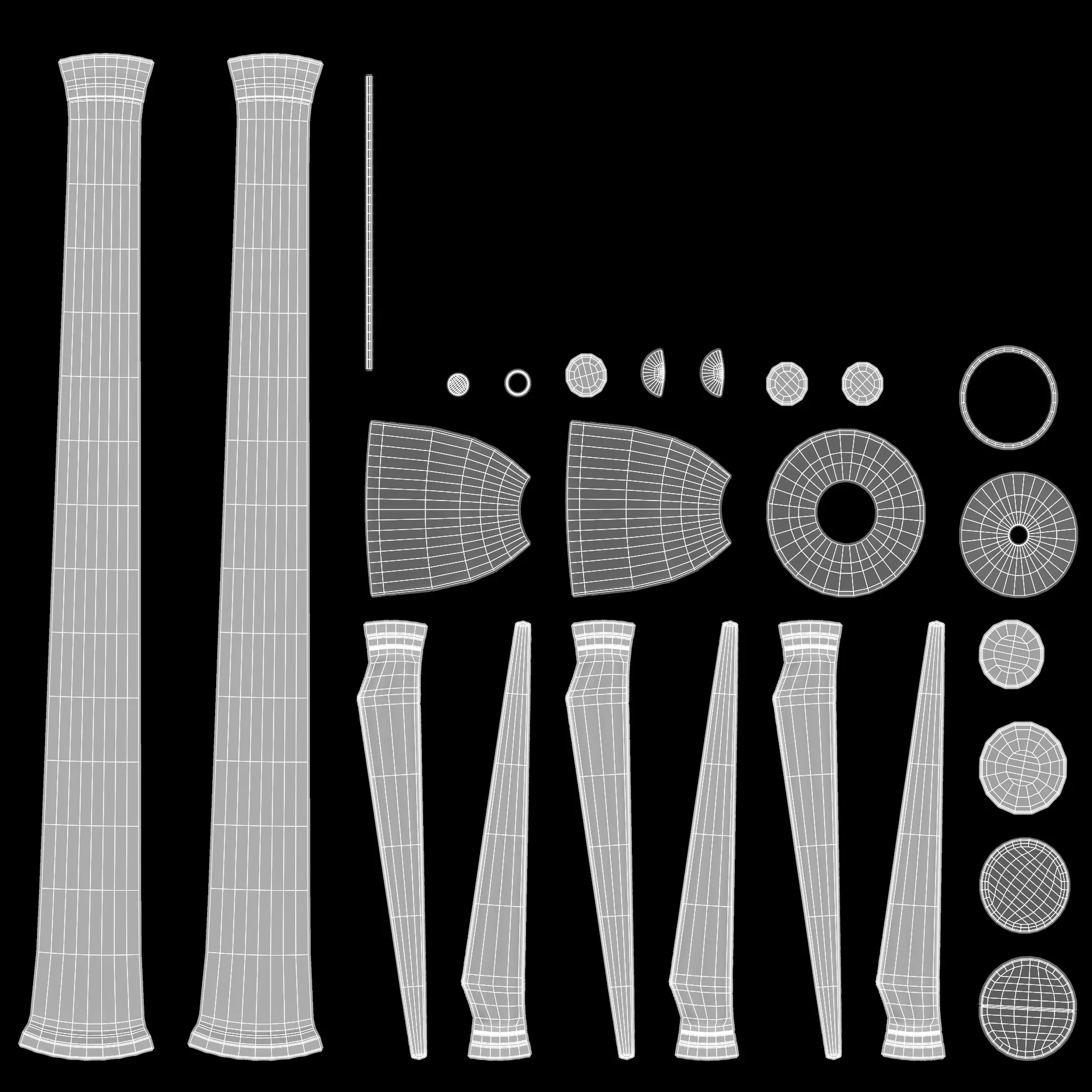 -Wind Turbine- Low-poly 3D model_7