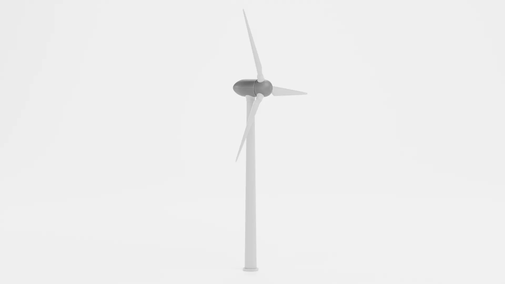 -Wind Turbine- Low-poly 3D model_3